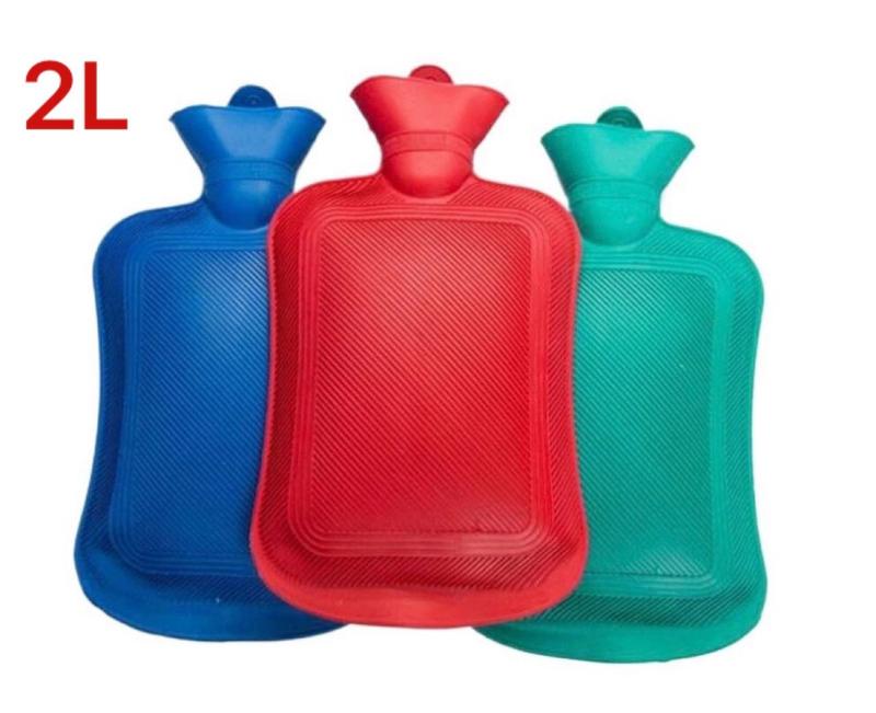 NEW 2 LITRE LARGE HOT WATER NATURAL RUBBER BOTTLE WARMER PAIN RELIEF HEAT Thick Cup 1