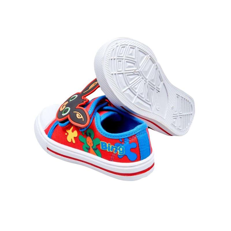 Bing Boys Canvas Easy Close Pumps Low Top Trainers 3