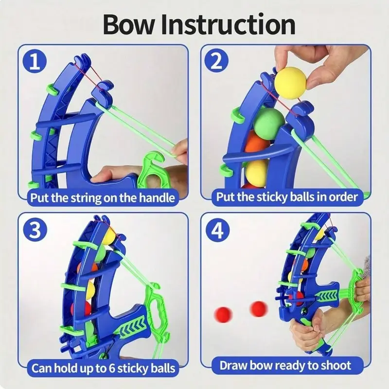 Soft Bullet Target Practice Toy for Children, Educational Shooting Practice Toys with Soft Bullets 2
