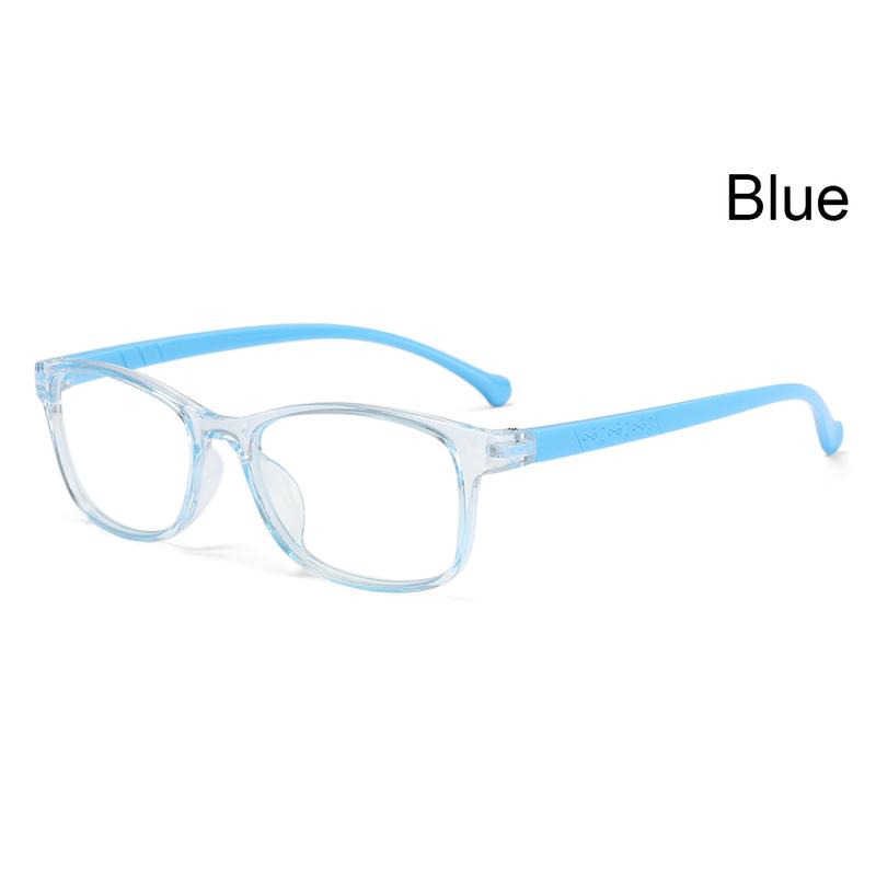 1PC Kids Boy Girl Anti-blue Light Glasses Ultra Light Frame Protection Eyeglasses Student Computer Online Study Classes Eyewear 8