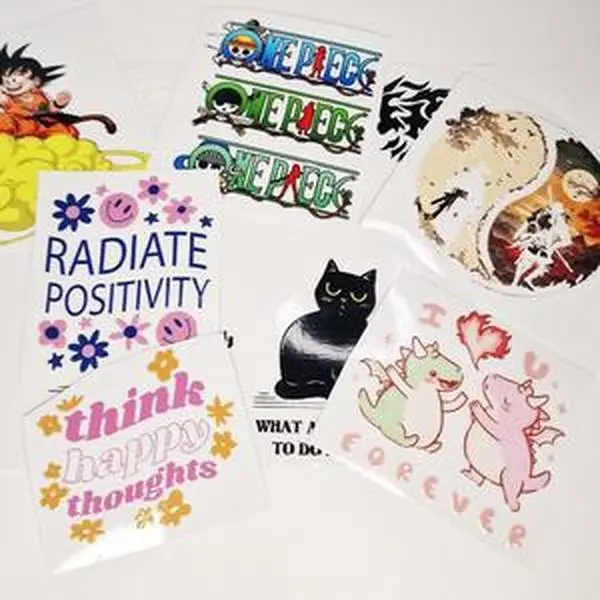 UV DTF Transfer 3D Stickers - A3