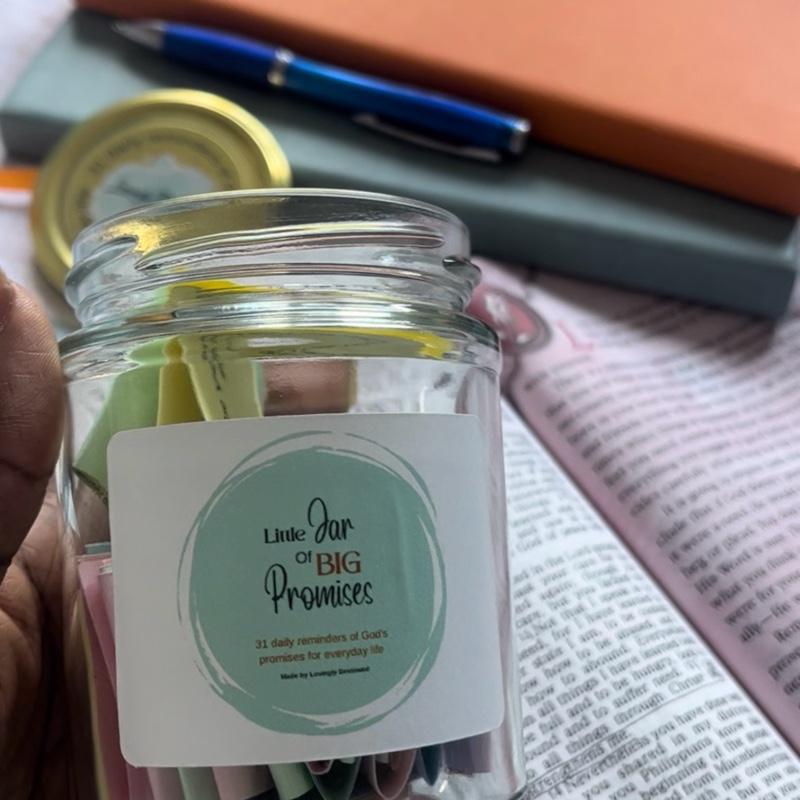 Positive Affirmation Scripture Jar - The Little Jar of Big Promises 6