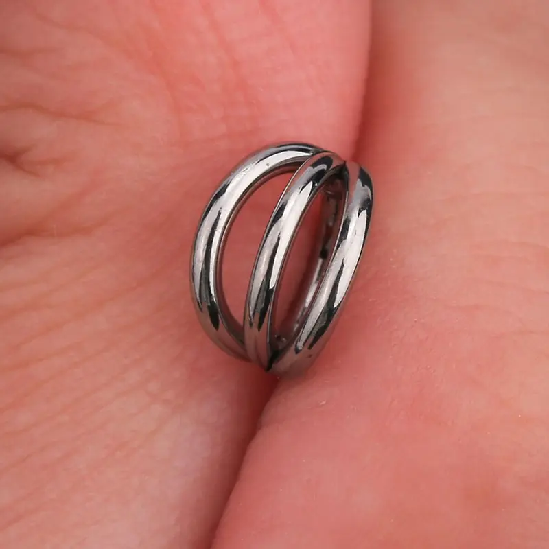 Oufer 16G Triple Layered Hinged Segment Cartilage Rings 1