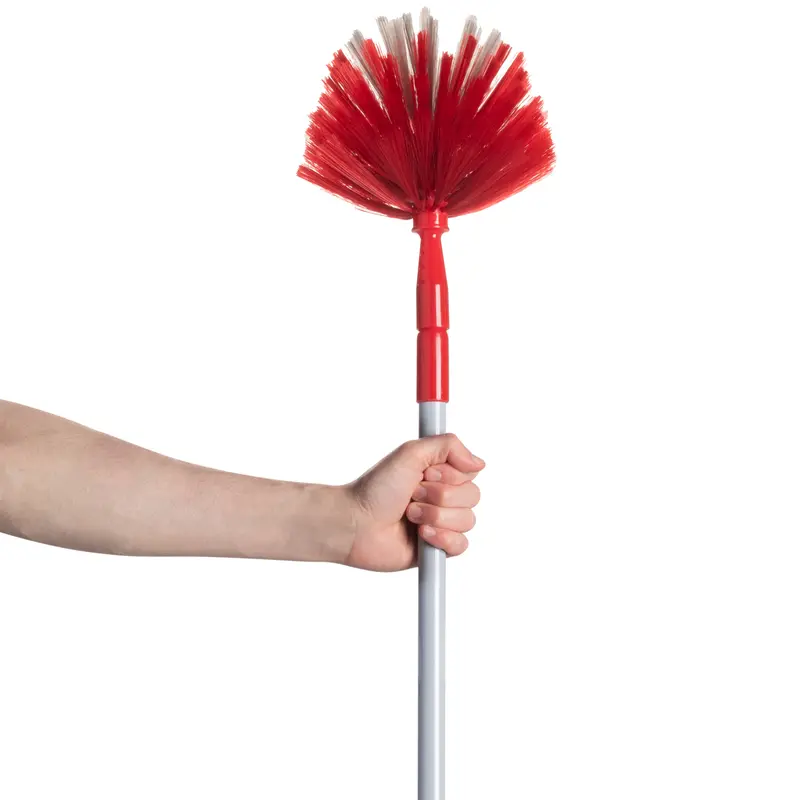 Bonetti Extendable Cobweb Brush Dust Cleaner | Cleaning Feather Duster, Extra Long Telescopic Pole for High Ceilings from 106 to 173cm |Extending Cobweb Duster for Ceiling, Blinds and Corner 2