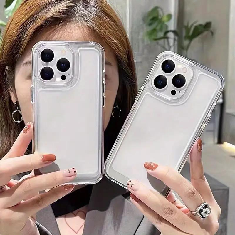 Clear iPhone 15/16 Case - Protect Your Phone with Style - Cover, Protection Casing Shockproof Phonecase 4