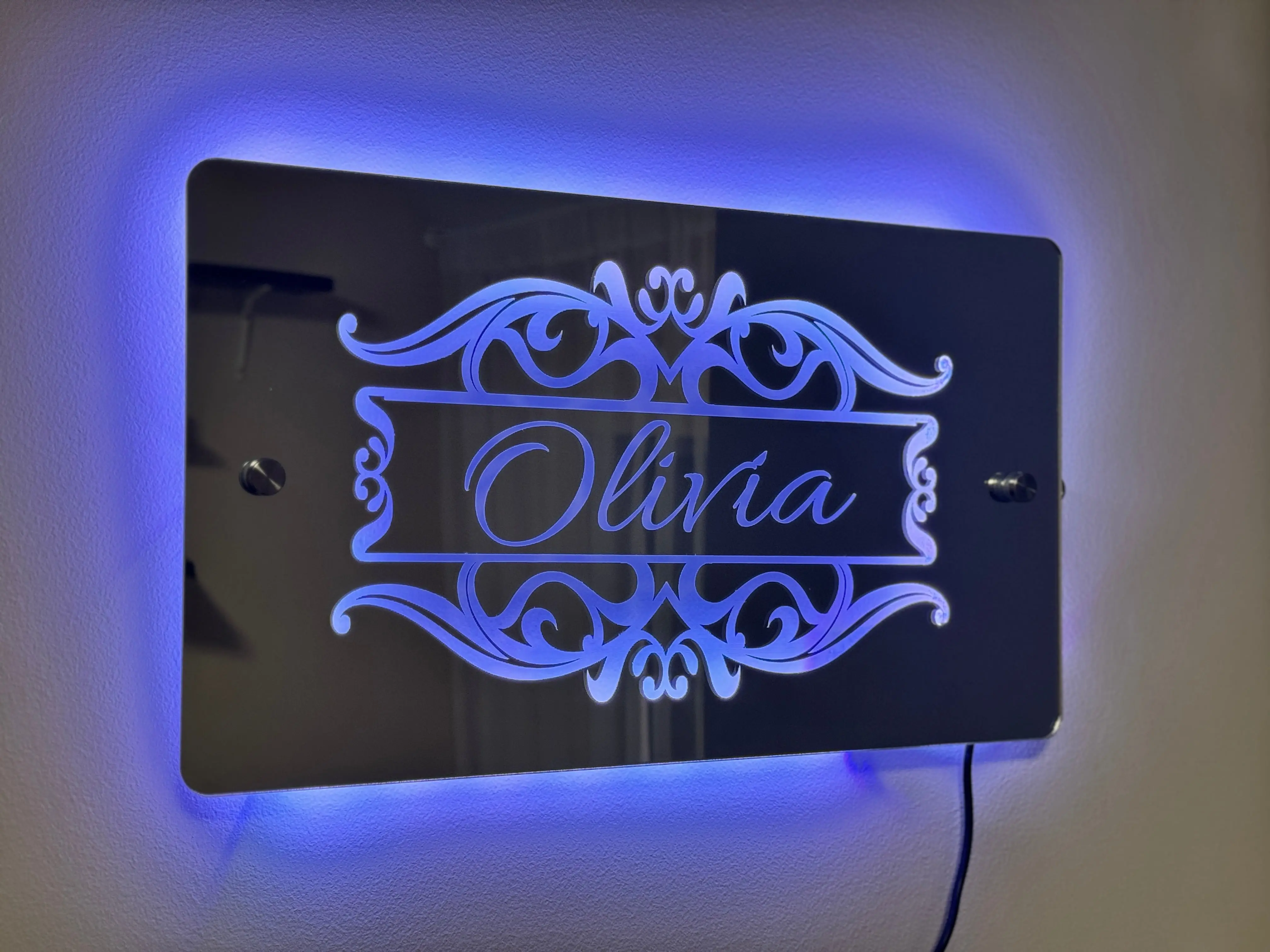 Home Decor with Our Exquisite Personalised Name Mirror
