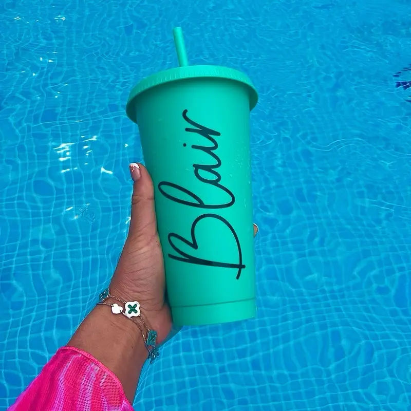 Personalised 24oz Cold Cup - Bright Colours - Bottles, Mug, Tumbler, Drinkware 2