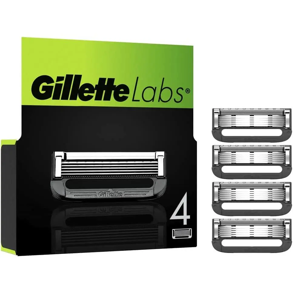 Gillette Labs Razor Blades Refill - 4 Pack | Precision & Comfort for Smooth Shaving