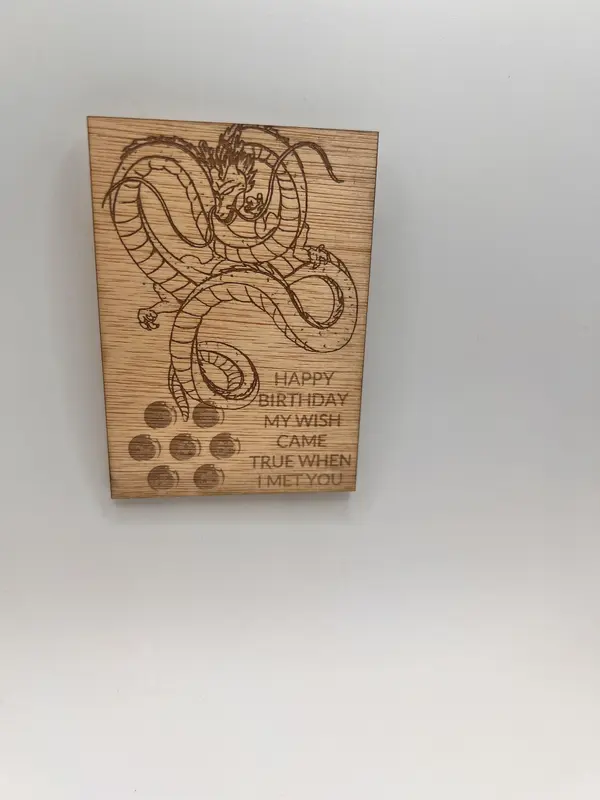 Birthday gift Shenron  dragon ball wood magnet Decor Magnetic 1