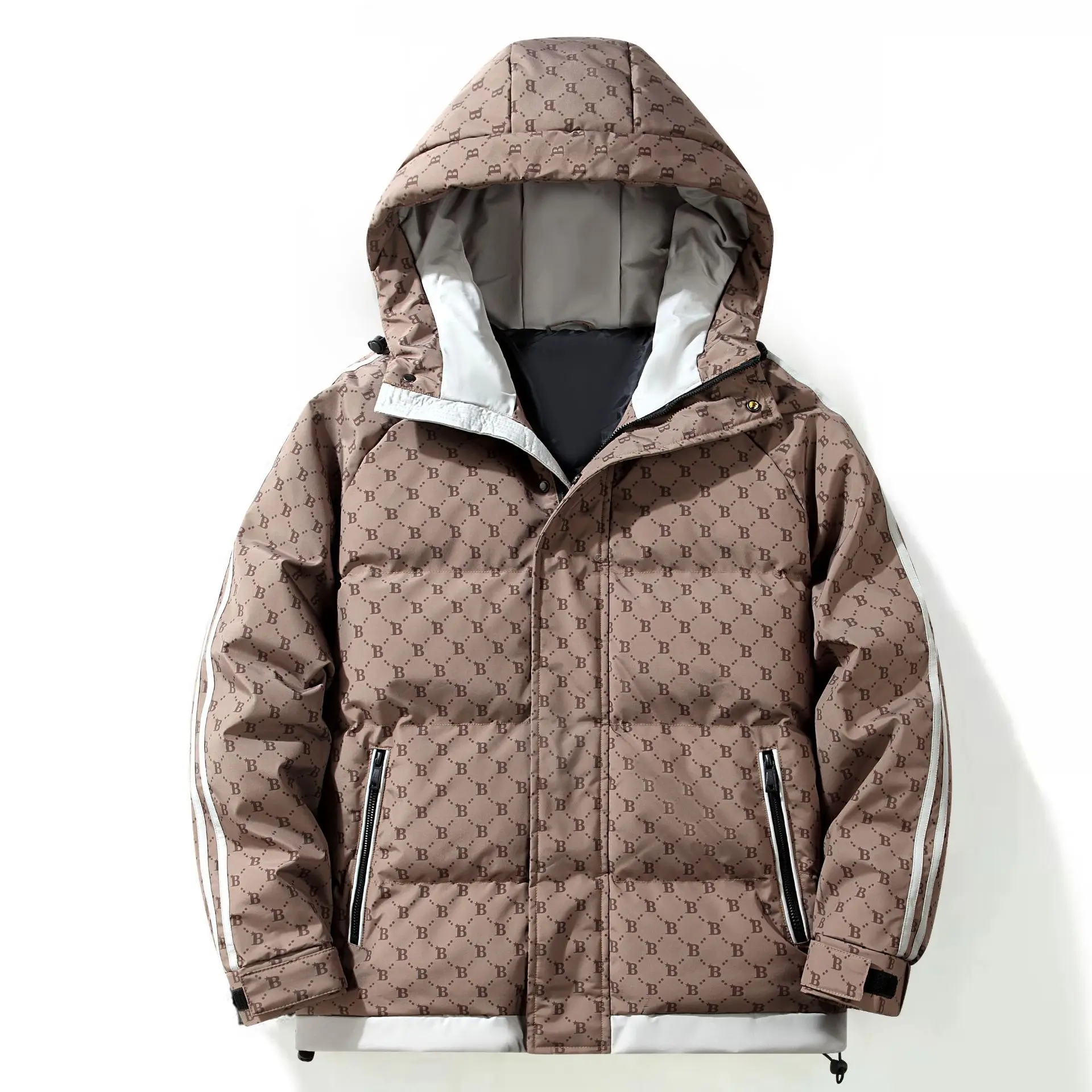 2024 New Style Cotton Coat Good Quality Thickened Winter Clothes Two Bar Cotton Coat Men Two Bar Coat Men Down Cotton Coat