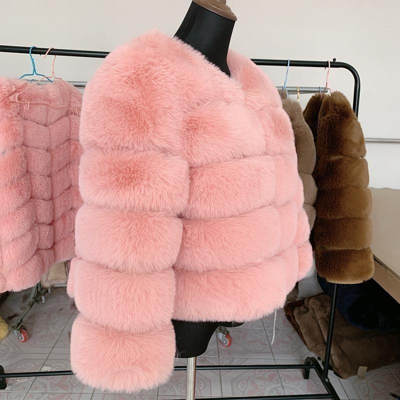 [2024]Women faux Faux Fur Coat Autumn Winter High Quality Faux Fox Fur Coat fluffy coat fury elegant faux furr 7xl plus size women clothing1 1