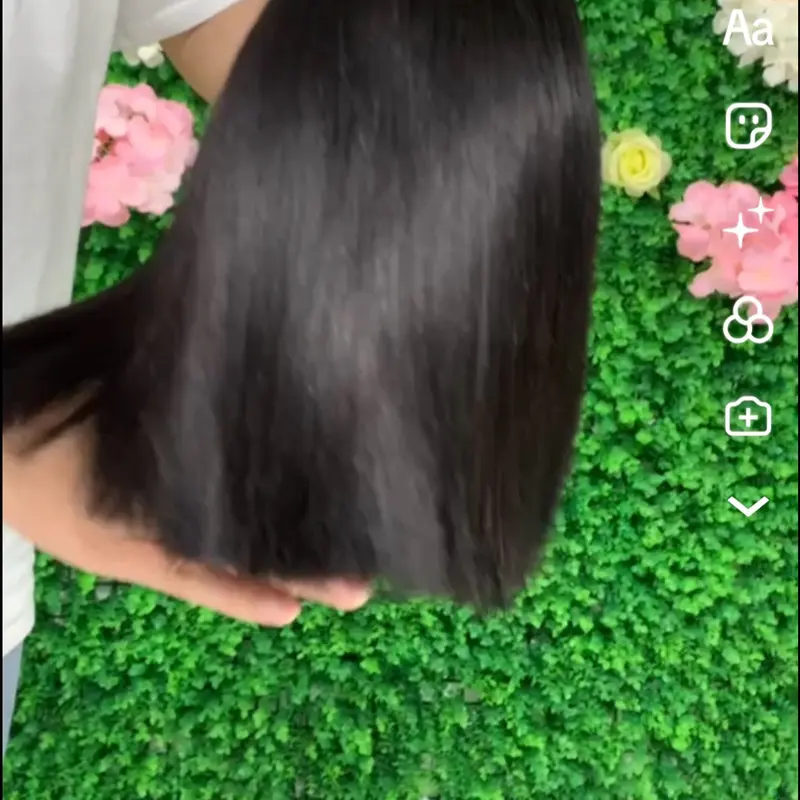 10in 4*4 Double Drawn Wig Straight Bob Wig - New Promotion 5