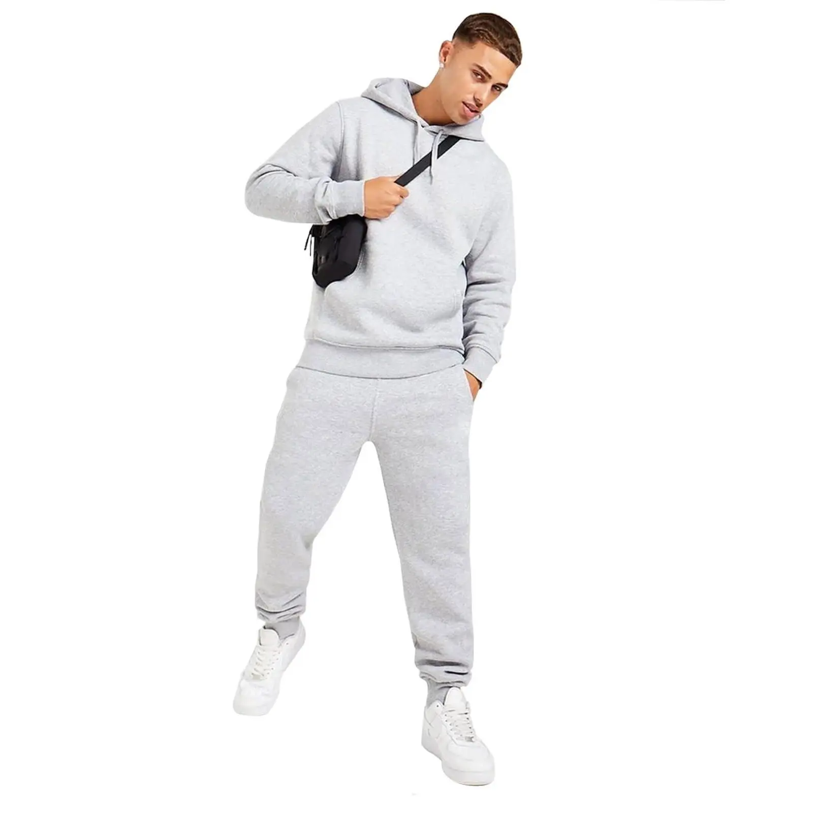Kids Men Plain Pullover & Zipper Tracksuits 2 Piece Set, Soft Breathable Fabric, Active Wear Sports Wear Gym School Casual wear Fun Bottom Sweatshirt & Sweatpant