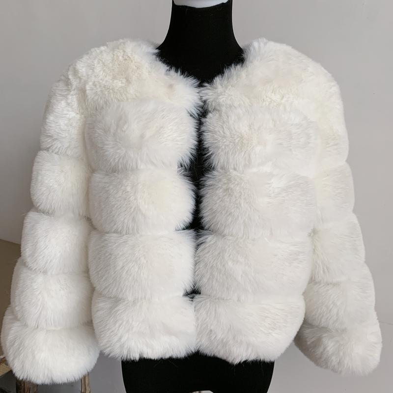 Product Introduction of [2024]Women faux Faux Fur Coat Autumn Winter High Quality Faux Fox Fur Coat fluffy coat fury elegant faux furr 7xl plus size women clothing1 15