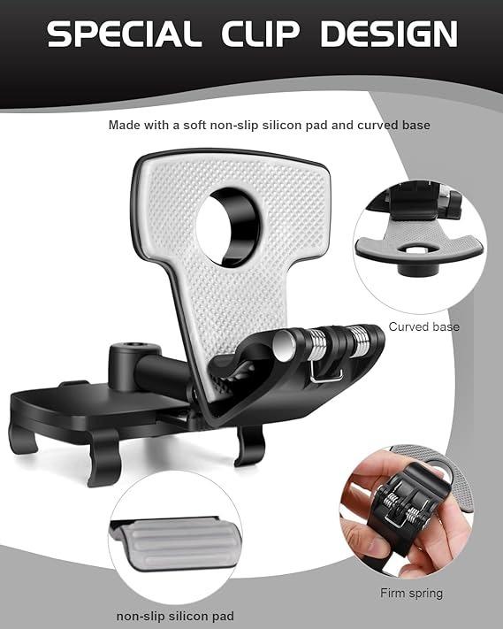 Car Mobile Phone Holder Car Multifunctional Rotating Car Dashboard Rearview Mirror Navigation Holder 7