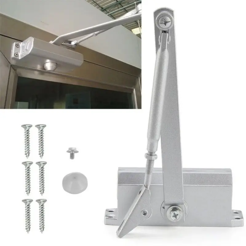 25-45KG Heavy Duty FIRE RATED Overhead Door Closer Opener Softs Close Adjustable 2