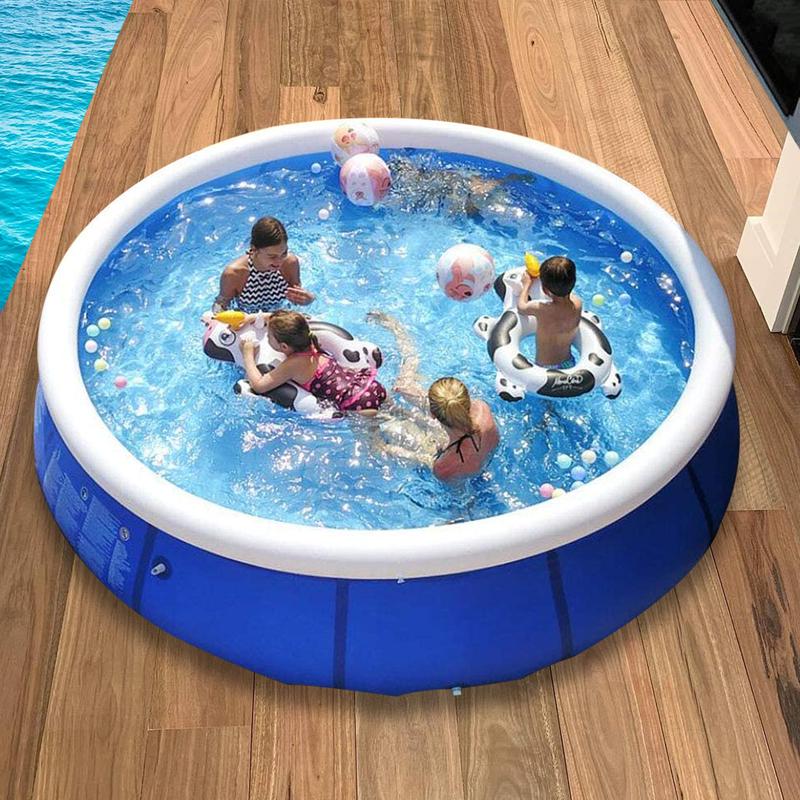 10ft Prompt Set Inflatable Paddling Pool Swimming Pool Family Fun Outdoor Party 6
