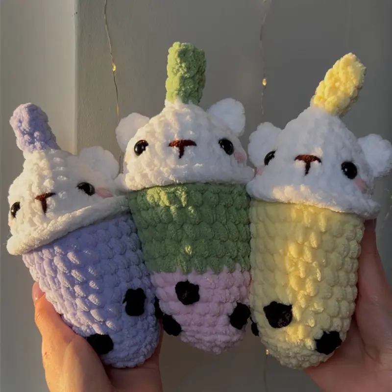 Boba Bears - Crochet Bubble Tea Bear Plushies 0