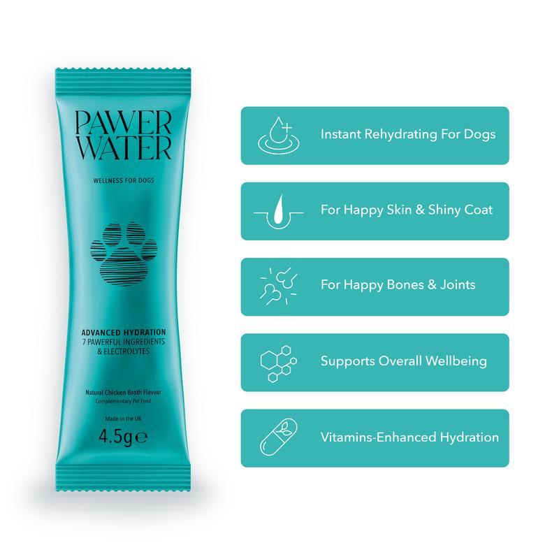 Pawer Water Pouch 5 Sticks Mobility & Glow Dog Supplement 3