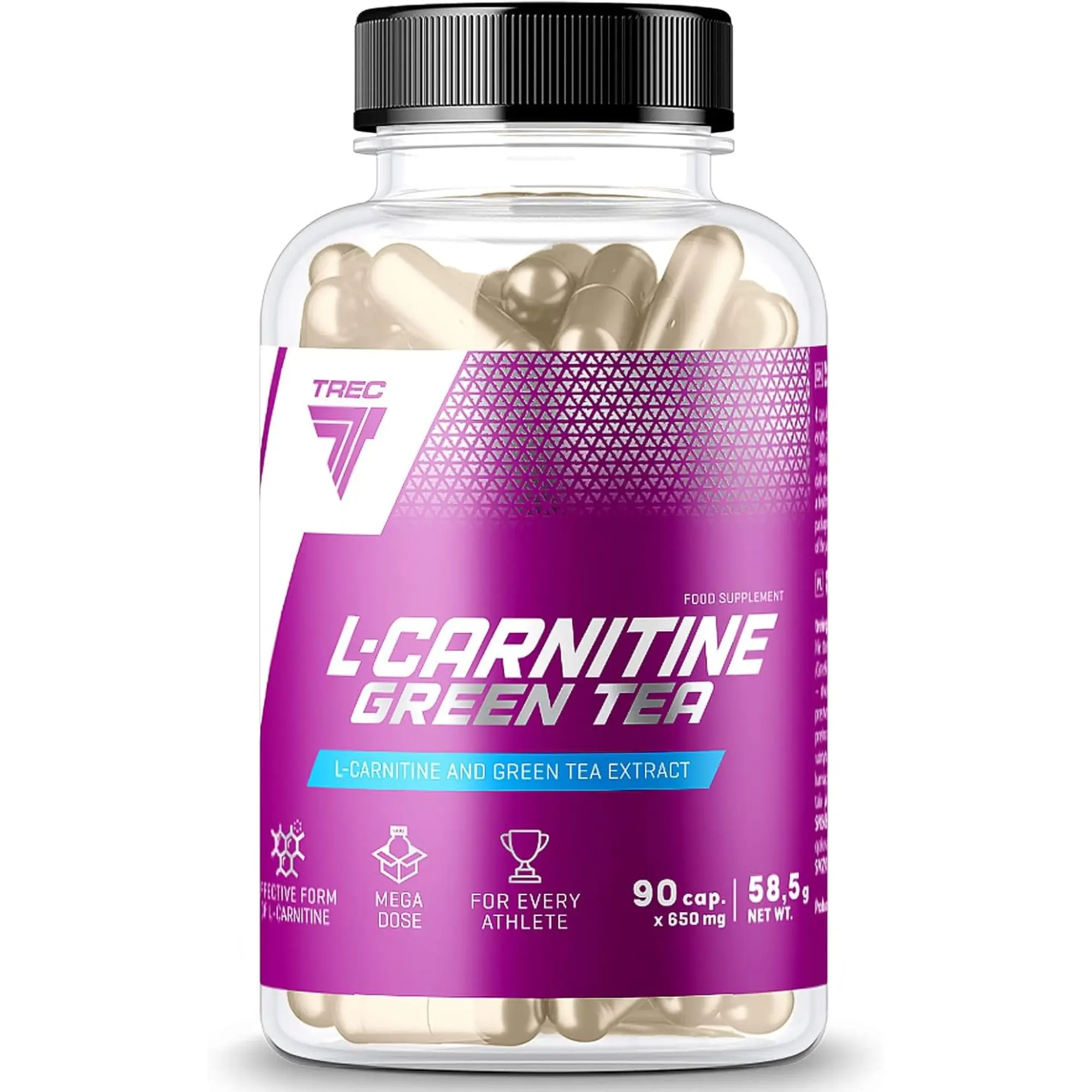 Trec Nutrition L-carnitine + Green Tea Trec Nutrition L-carnitine + Green Tea 90 Caps Fitness Supplement