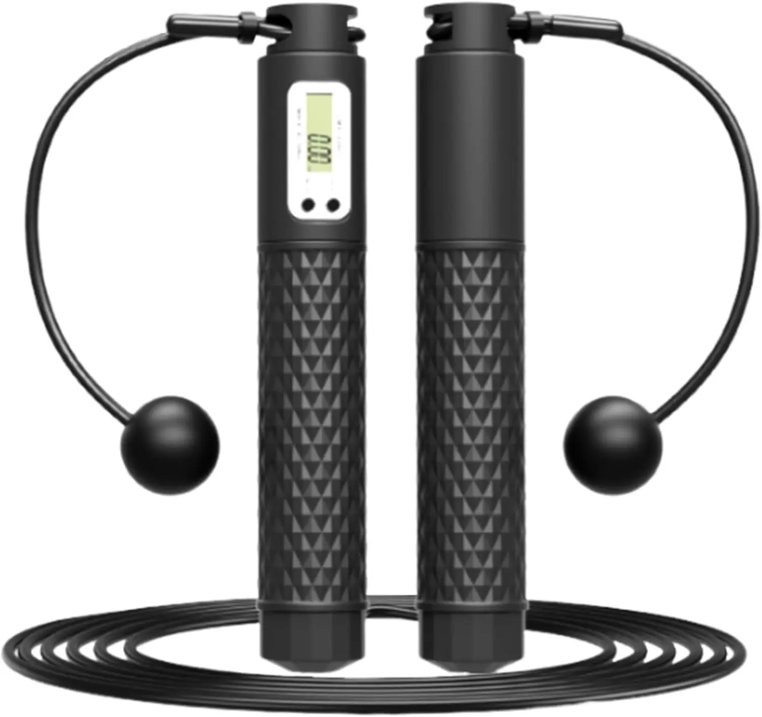 Adjustable Skipping Rope with Counter - Ropeless Design for Adults & Kids