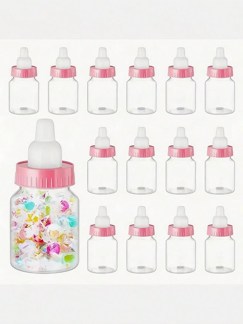 Product Introduction of (12pcs/6pcs) Novelty Candy Bottle Box, Plastic Candy Box Bottle, Milk Bottle Style Candy Gift Box, Party Decorations Baby Shower Family Decorations Gifts Wedding Multicolor 11