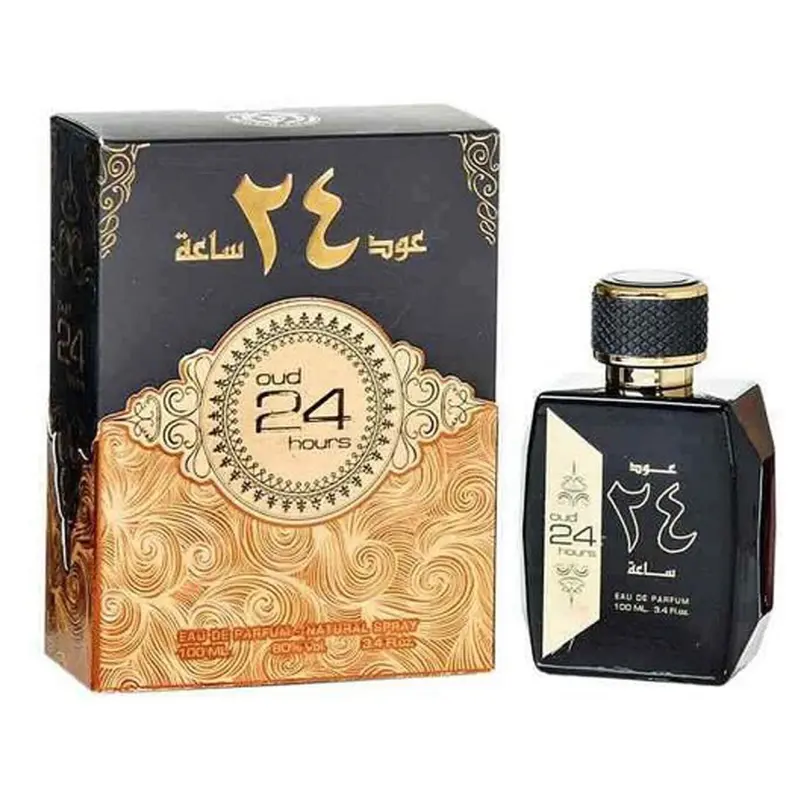 Oud 24 Hours Eau De Parfum 100ml by Ard Al Zaafaran with free perfumed deodorant 1