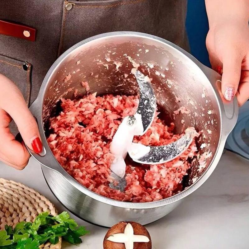 5L Electric Meat GrinderFood Chopper for Meat, Onion, Vegetables, and Nut - Kitchen Cooking Accessory 4