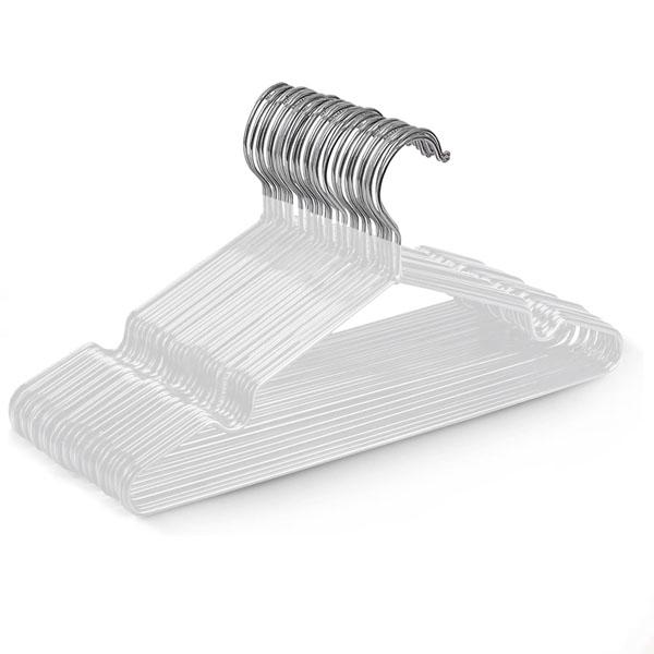 Keplin 20x Rubber Coated Metal Hangers Heavy Duty Space Saving Cloth Hangers 1