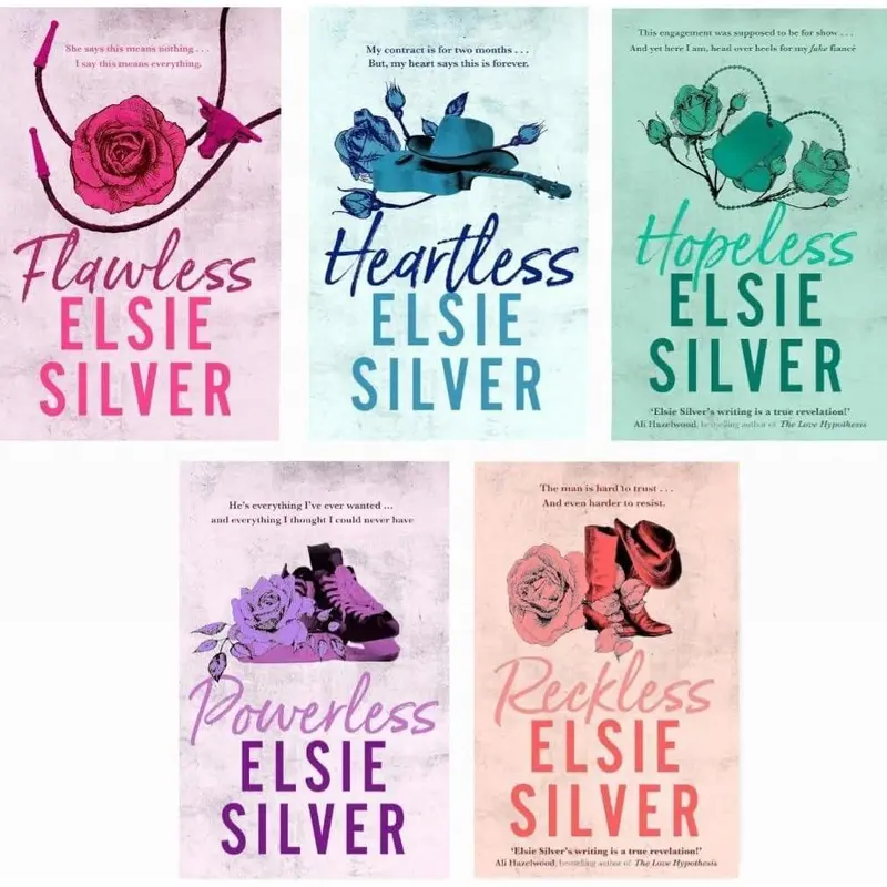Chestnut Springs Series by Elsie Silver, 5 Book Bundle, Cowboy Romance Books, Paperback New Books 0