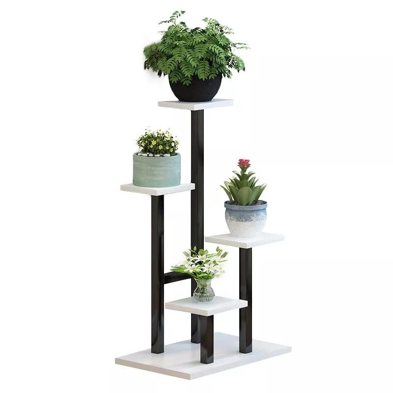 4Tier Metal Plant Stand Indoor Outdoor Garden Flower Pot Shelf Display Rack UK Organiser 4