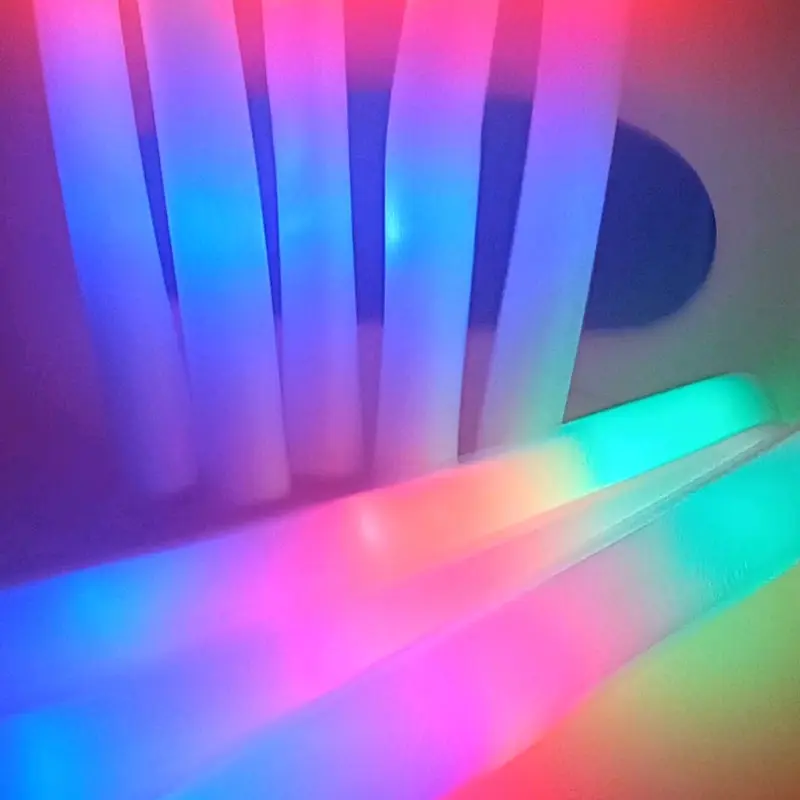 30 LED Foam Glow Sticks Party Wedding Flashing LED Light Stick Light-up Wand Party Decor Wedding Birthday Shows Concert LED Light 3