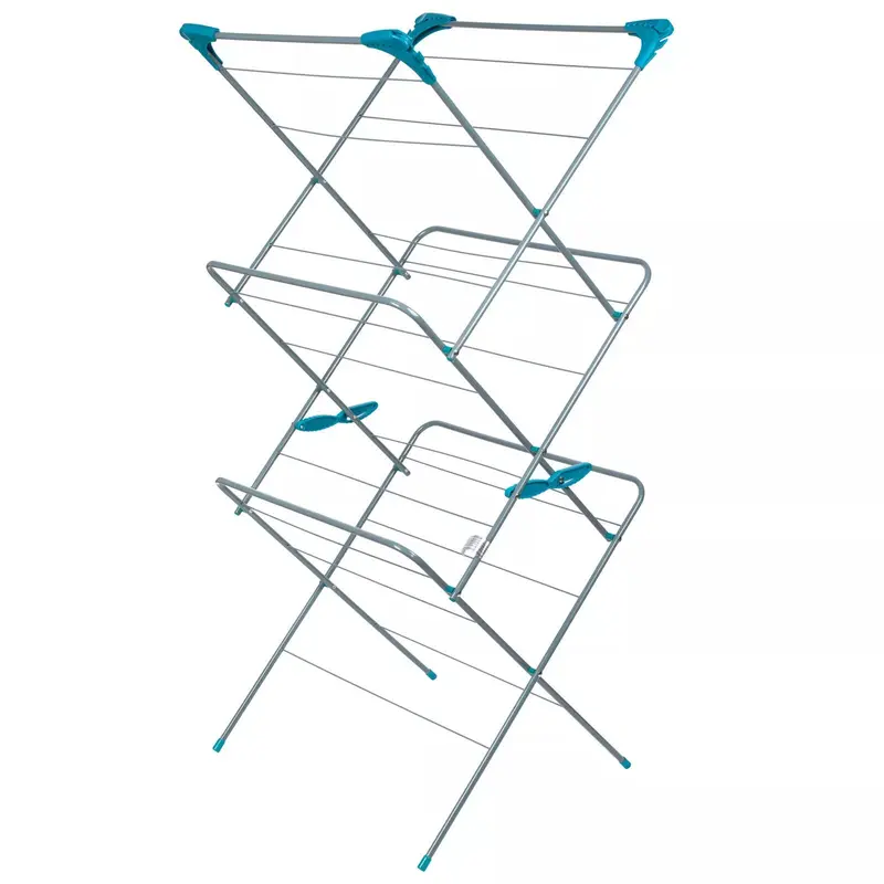 3 Tier Airer Clothe Drying Rack Clothe Horse Indoor & Outdoor Non Slip 12M/ 14M 2
