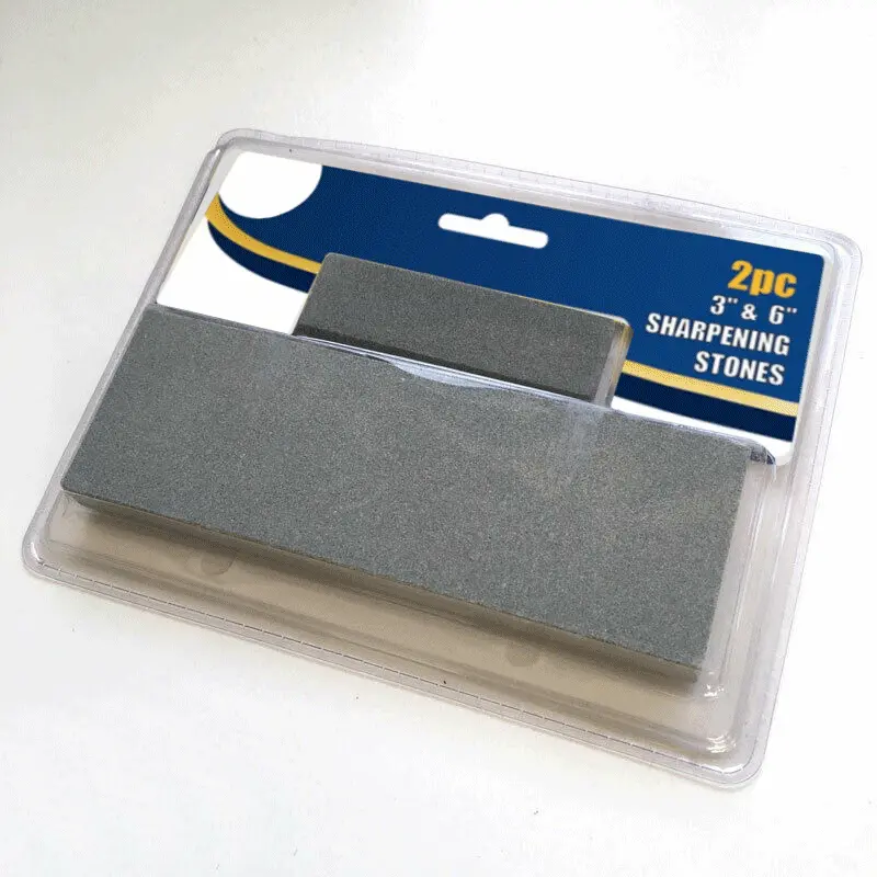 2x SHARPENING STONES for Scissors / Knives / Chisel Tools / Blades Wetstone Sharpener