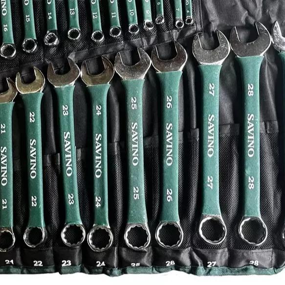 Savino 25pc Spanner Set Soft Grip Metric 6mm - 32mm Combination Wrench Ring Open spanner 3