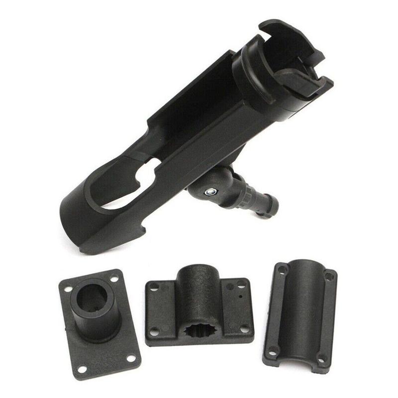 2pcs Adjustable Fishing Rod Pole Mount Stand Bracket Holder For Kayak Canoe Boat 8