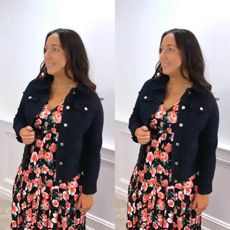 Monica Stretch Denim Jacket 7