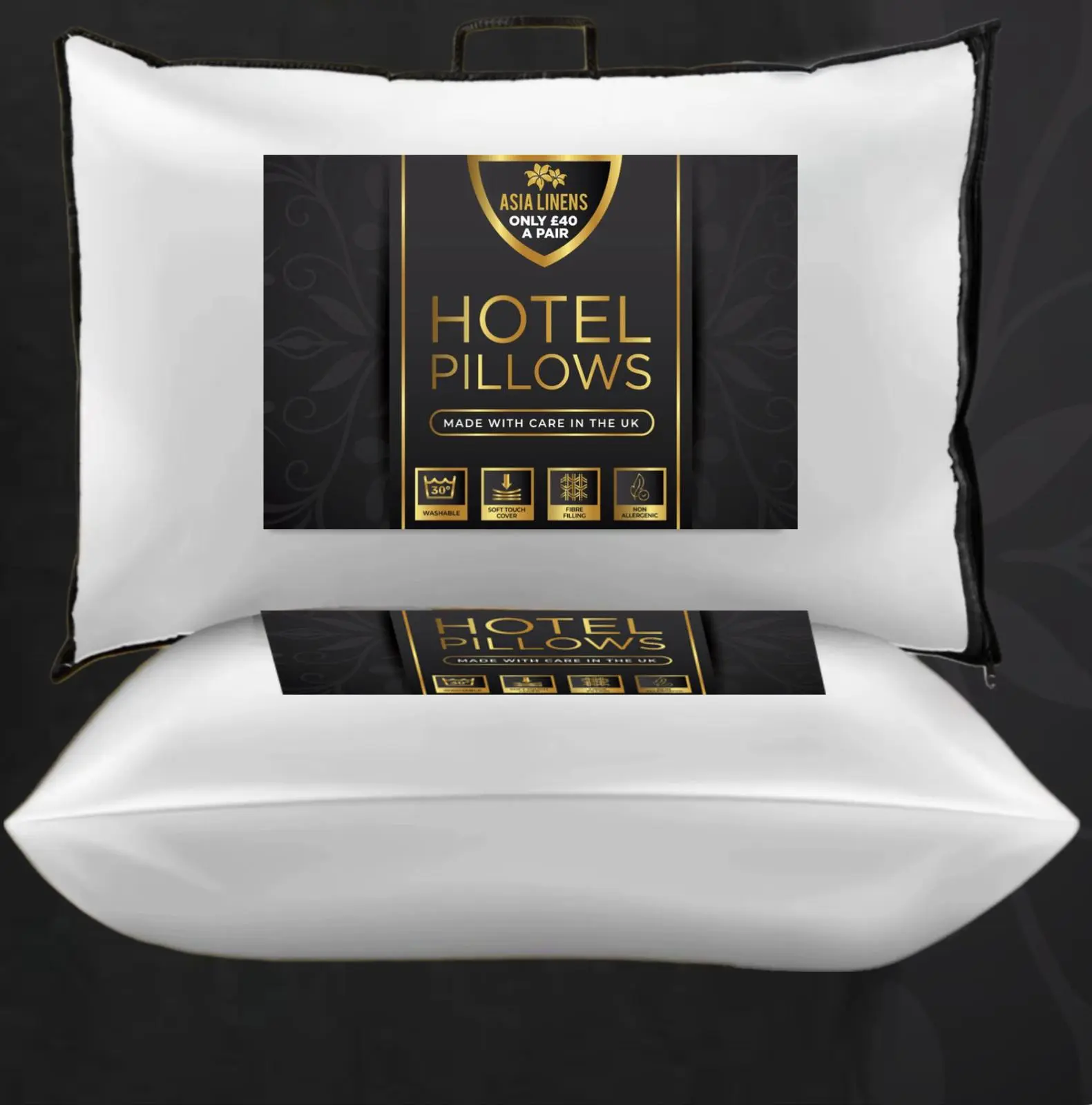 Hotel Quality Deep Filled Pillows - 1, 2, 4, 6, 8, 10 Pack - Same Day Dispatch