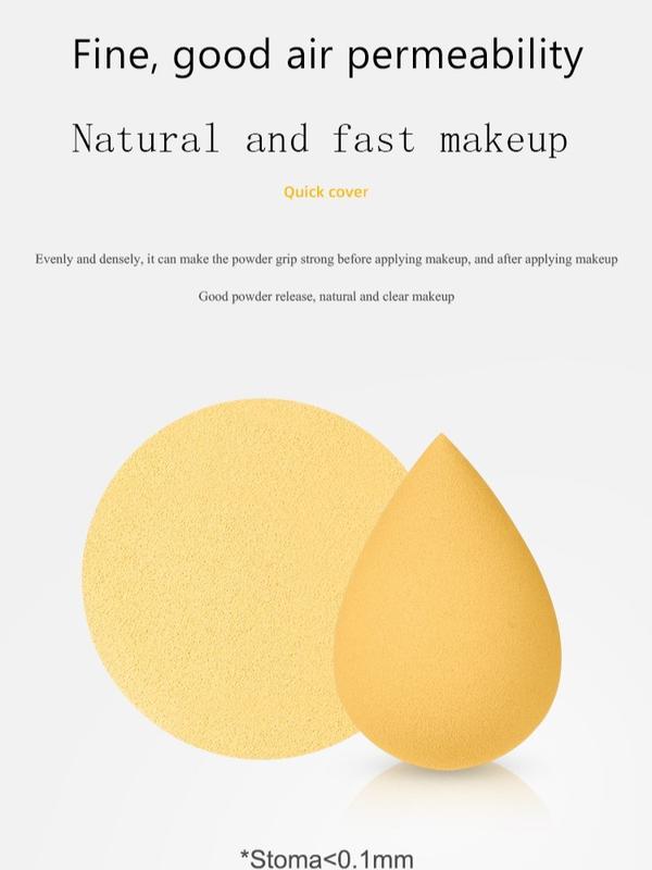 Makeup Sponge 7 Pcs Set for Liquid, Cream, and Powder, Enhanced Make Up Application, Ideal Gift,Multi-colored 6