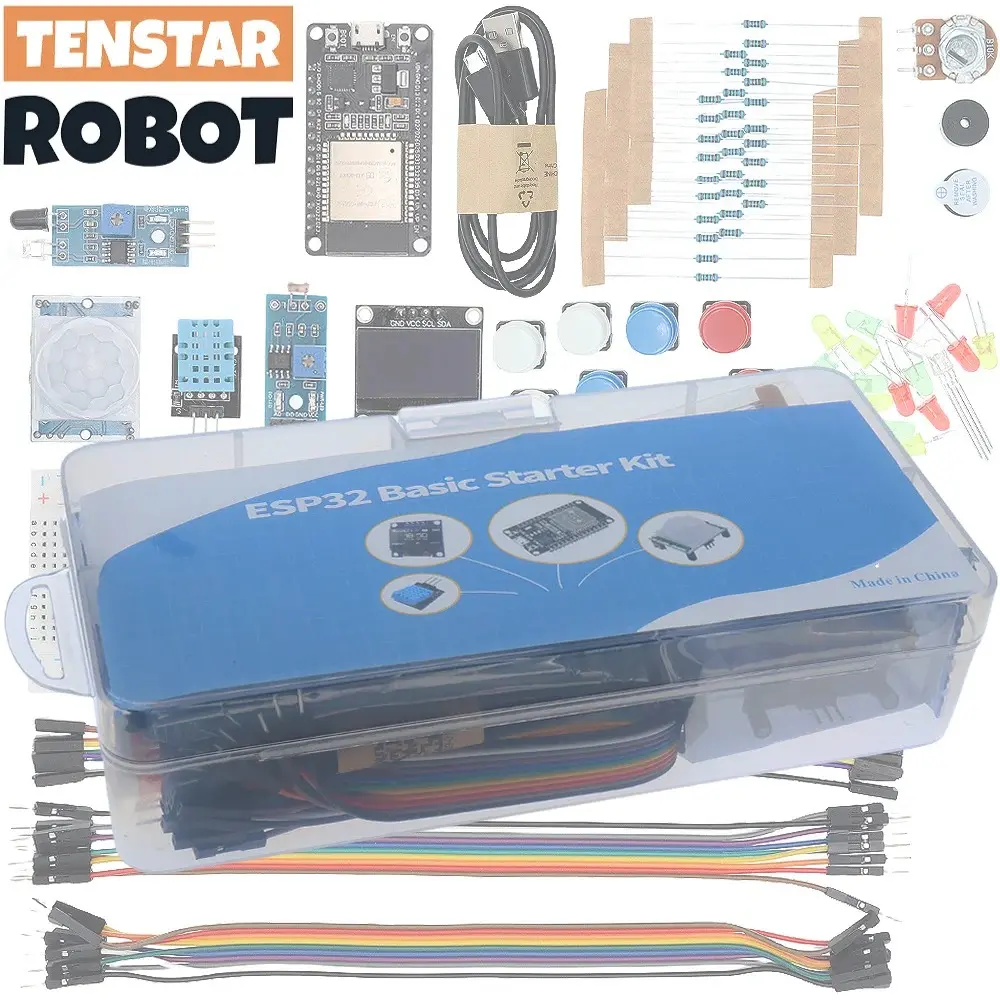 ESP32 ESP-32S WIFI Development Board Starter Kit with Tutorials and Box by TENSTAR ROBOT
