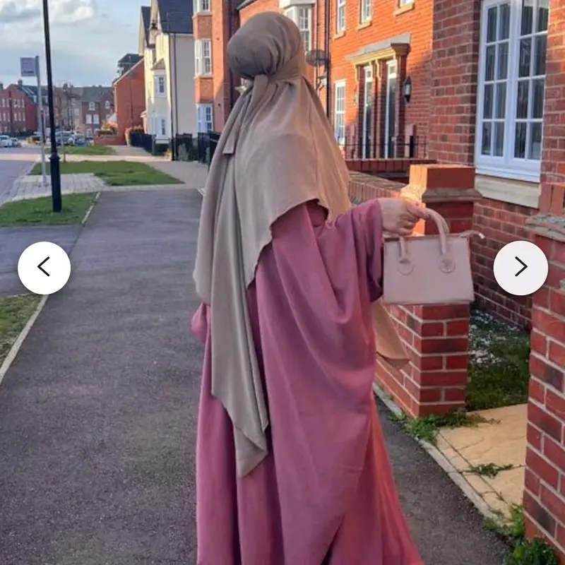 Khimar 2 way tie. Comfy material. Nidda Material 4