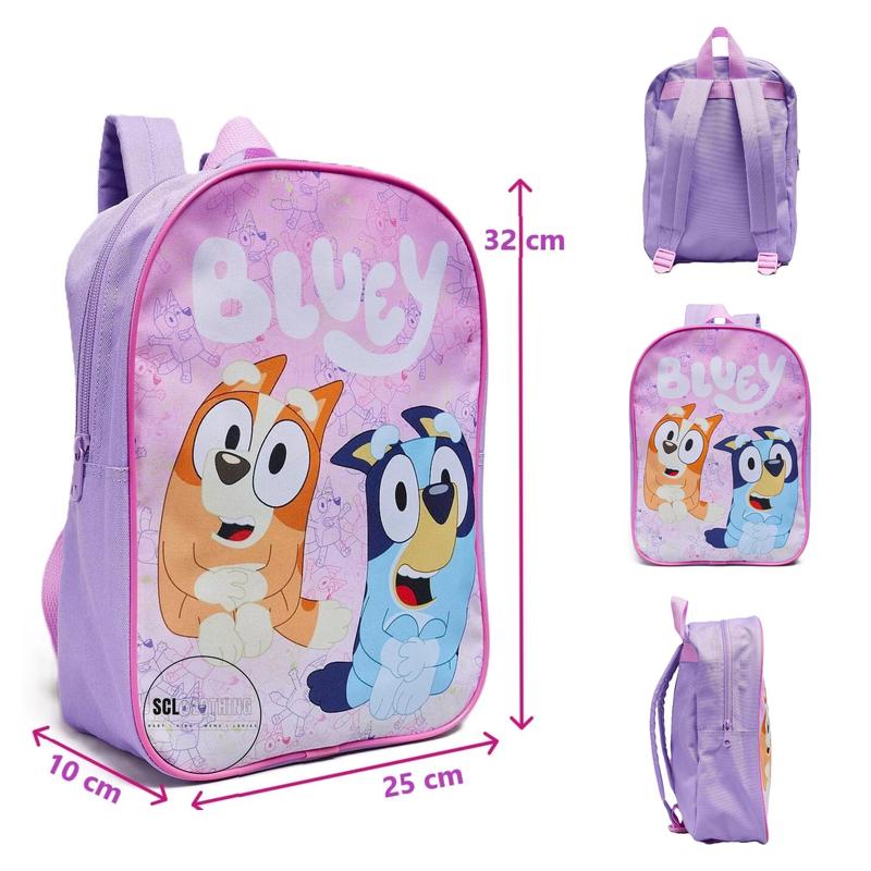 Bluey & Bingo Backpack Kids School Bag Childrens Boys & Girls Nursery Summer Travel Holiday Character Premium Rucksack Christmas Gift 1