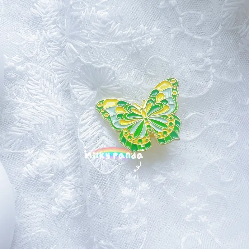 Cute Butterfly Badge| Cute Pin | Pin Lover | Milky Panda 5