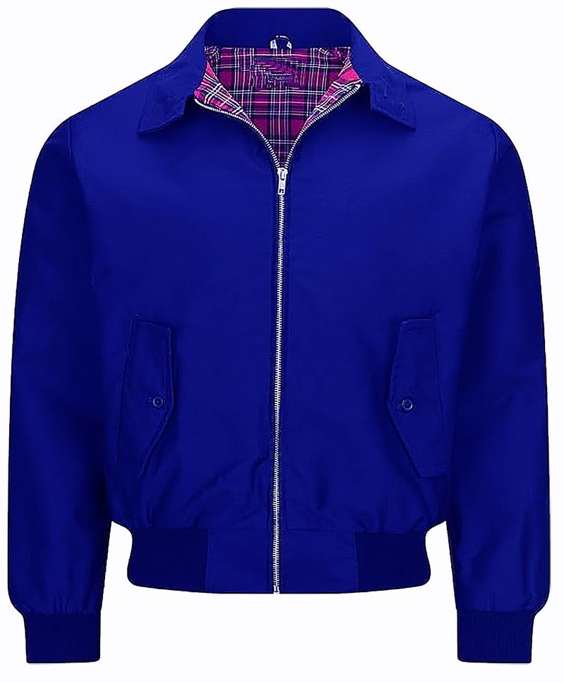 Product Introduction of Marcus Harrington Jacket men Adults Classic Retro Bomber Tartan Lining lightweight Coat Menswear Hem Tops Stylish Ribbed Long Sleeve Collar Casual Outerwear Underwear Longsleeves Beige Plain 12