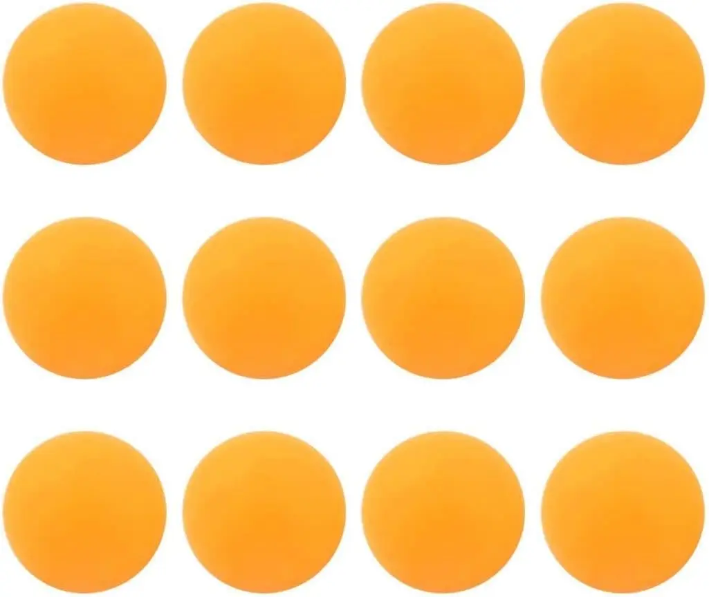 Pack of 12 Ping Pong Table Tennis Balls - ORANGE