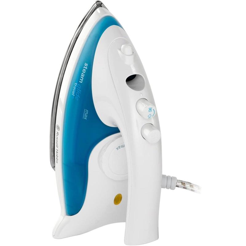 Russell Hobbs 22470 Steam Glide Travel Iron 760W Light Weight - White & Blue 3