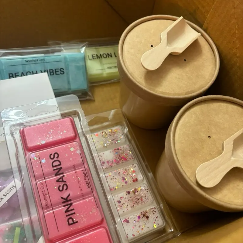 Wax Melt Maxi Mystery Box (A selection of 2 Scoopies, 6 Snap Bars and 20 Piece Sample Wax Melts Box) - Highly Scented Wax Melts - Handmade - Home - Home Aroma - Decoration - Gifts - Gift Ideas - Home Gift -  Perfume -  Freshener 3