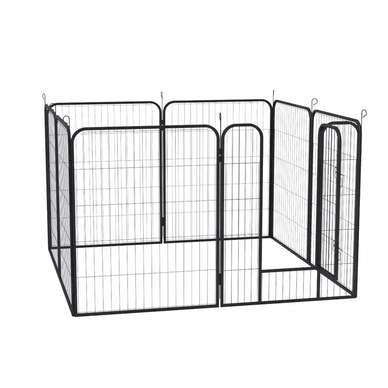 Sundaze Dog Playpen 8 Panel Foldable Cat Puppy Exercise Pen Heavy-Duty Indoor/Outdoor Pet Furniture  Enclosure Run Cage Dogcrate Furniture 4