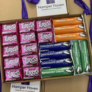 Fry's Chocolate Gift Bundle Including Turkish Delights, Perfect For Birthdays, Easter, Mothers Day, Fathers Day, Tasty Snack!