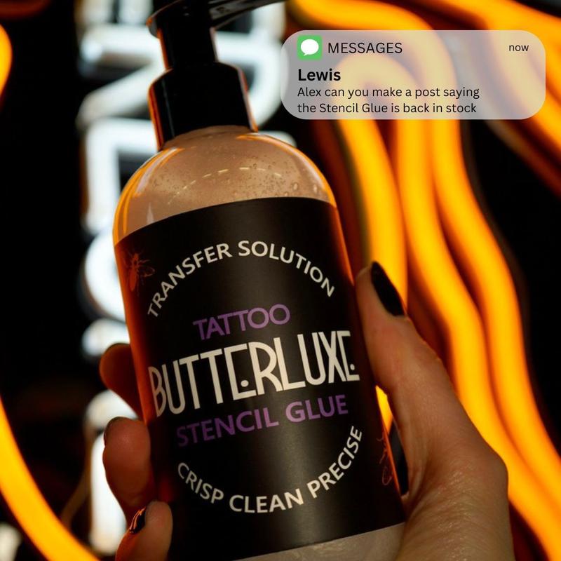 Butterluxe Tattoo Stencil Glue, transfer solution 1